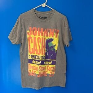 Johnny Cash Graphic Tee - Gray